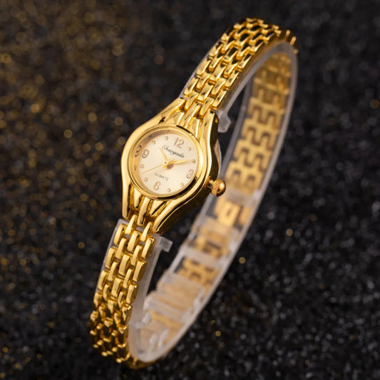 Luxury Brand Gold Wrist Watch