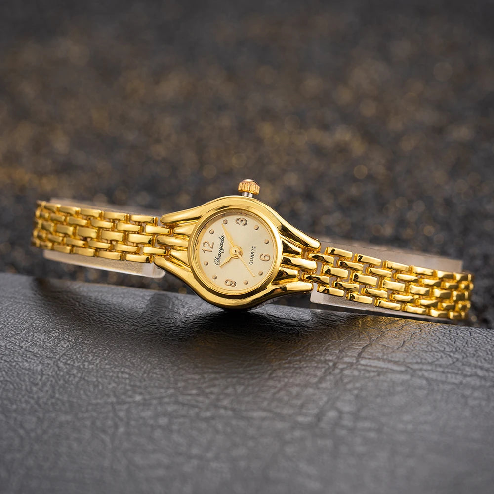 Luxury Brand Gold Wrist Watch